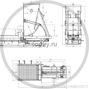 Топка ТШПМ 1,5. Чертеж