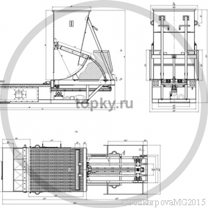 Топка ТШПМ 2,0. Чертеж