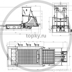 Топка ТШПМ 2,5. Чертеж