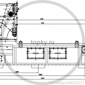 Топка ТЛПХ 1,87/3,0. Чертеж